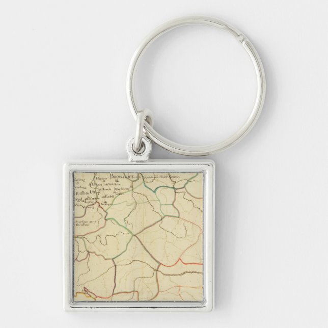 Historical Germany and Austria Key Ring (Front)