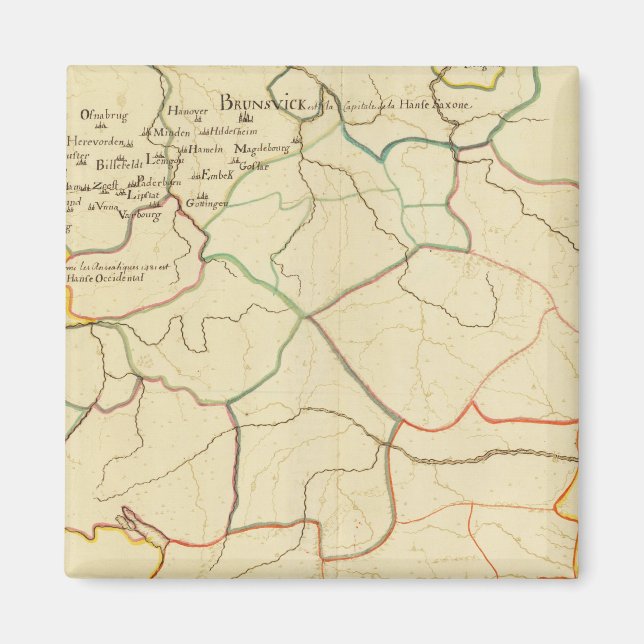 Historical Germany and Austria Magnet (Front)