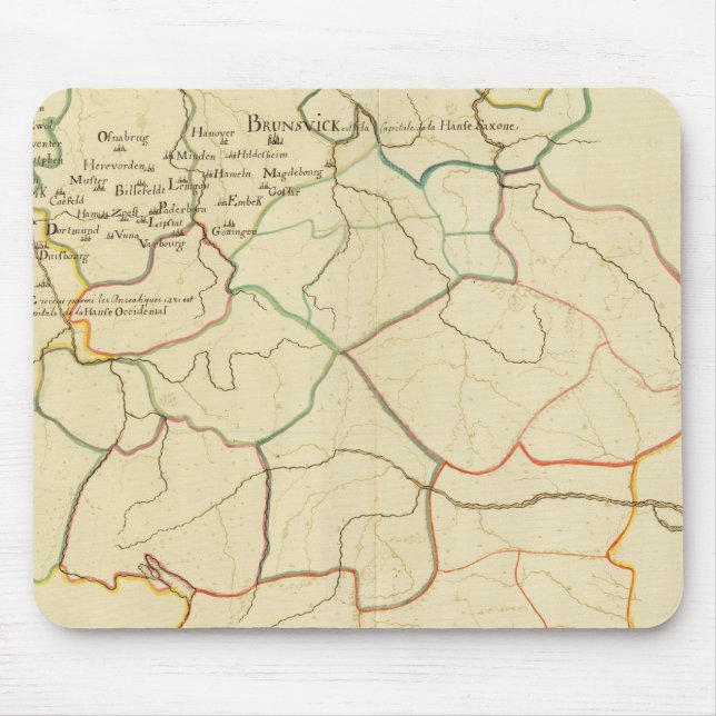 Historical Germany and Austria Mouse Mat (Front)