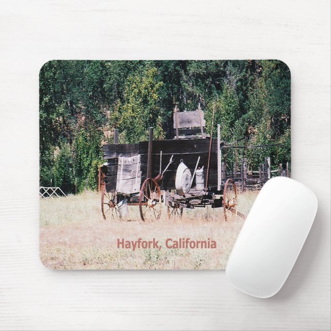 Historical Gold Rush wagon...... Mouse Mat (With Mouse)