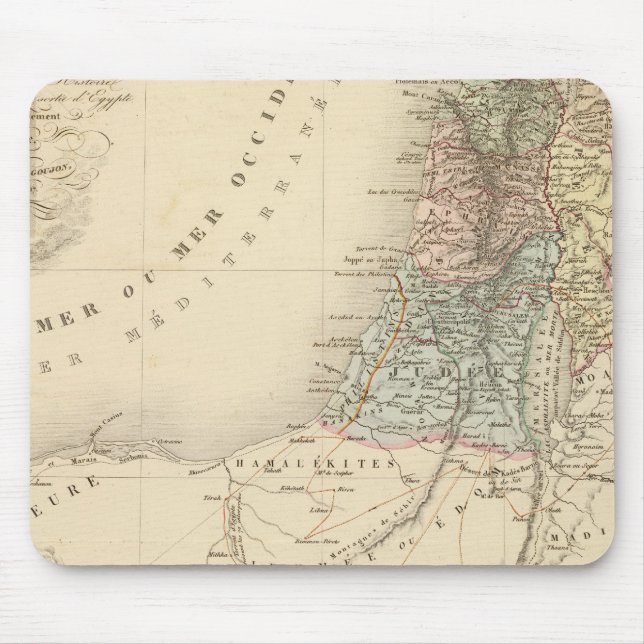 Historical Jerusalem, Palestine Mouse Mat (Front)