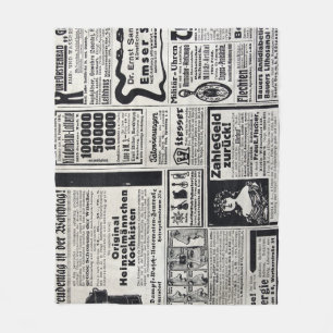 Historical Kiev: 1917 Newspaper Illustration Fleece Blanket
