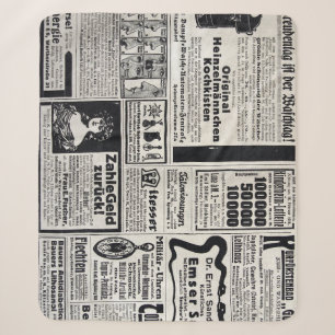 Historical Kiev: 1917 Newspaper Illustration Sherpa Blanket