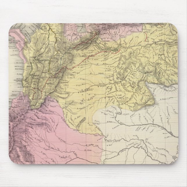 Historical Military Maps of Venezuela Mouse Mat (Front)