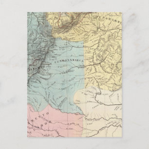 Historical Military Maps of Venezuela Postcard