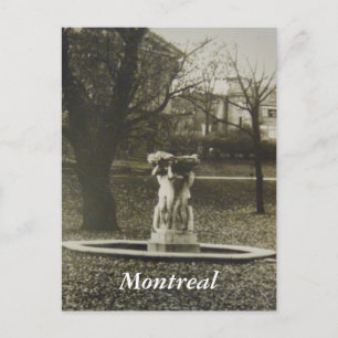 Historical Montreal postcard