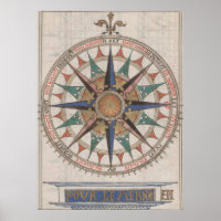 Historical Nautical Compass (1543)