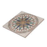 Historical Nautical Compass (1543) Tile<br><div class="desc">This is a historical nautical compass produced in 1543.</div>