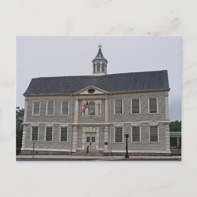 Historical New London Court House Postcard (Front)