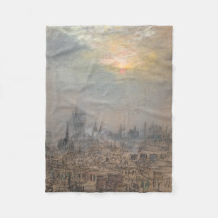 Historical New York City (NYC) Fleece Blanket