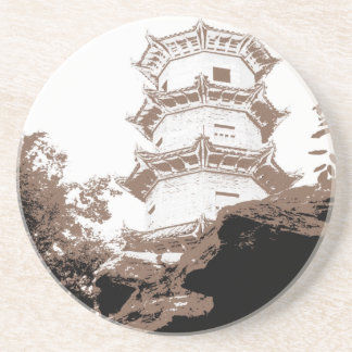 Historical Pagoda Coaster