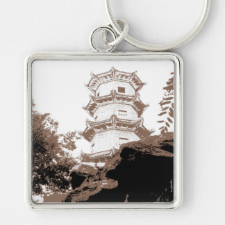 Historical Pagoda Keychain