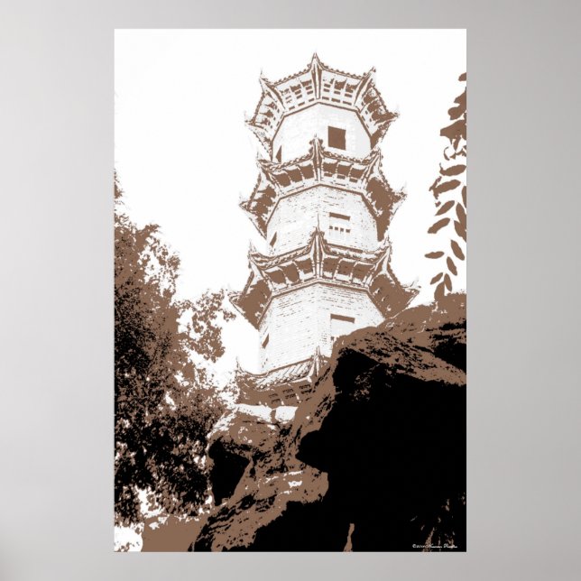 Historical Pagoda Print (Front)