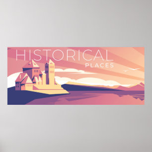 Historical places poster
