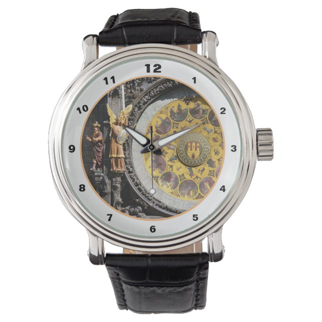 Historical Prague, Astrological Clock Orloj /Czech Watch (Front)