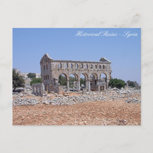 Historical Ruins, Old Buildings / Syria Postcard (Front)