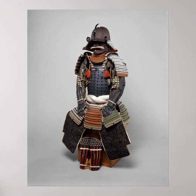 Historical Samurai Armour Photograph (18th Poster (Front)