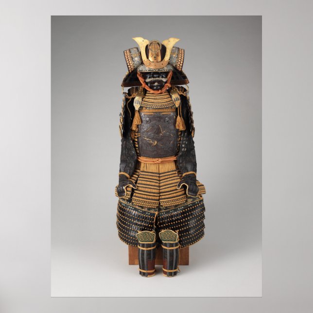 Historical Samurai Armour Photograph Poster (Front)