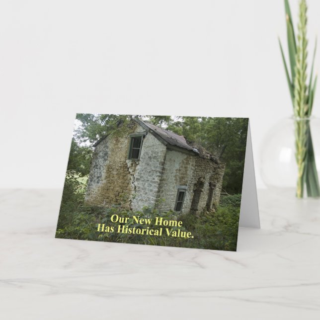 Historical Value - Funny Change of Address Announcement (Front)