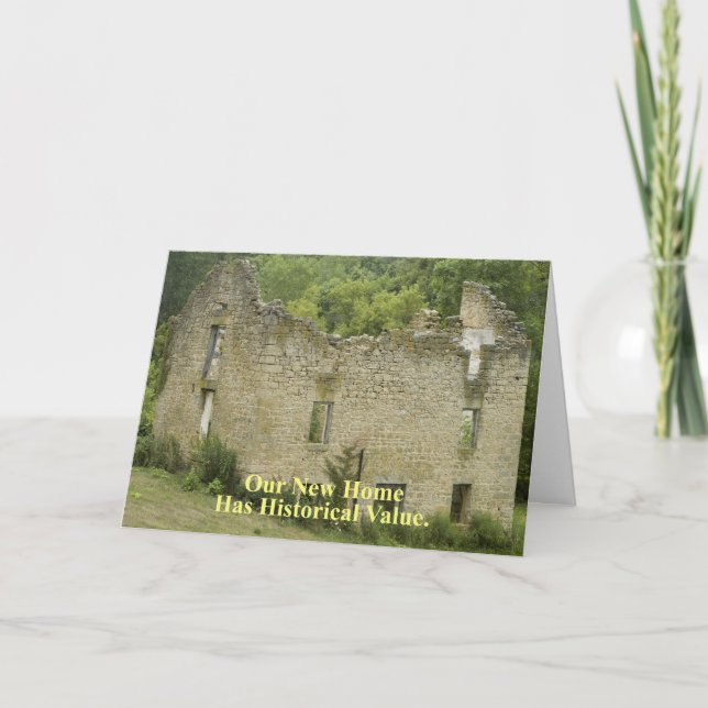 Historical Value Home 2 - Funny Change of Address Announcement (Front)