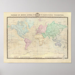 Historical World Map 2 Poster