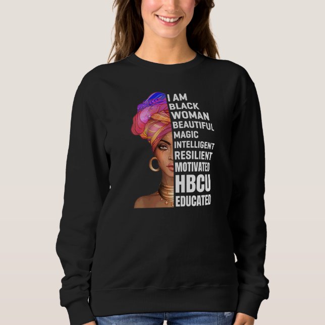 Historically Black College University Student Hbcu Sweatshirt (Front)