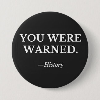 history 7.5 cm round badge
