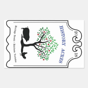 History Acres Logo Stickers 
