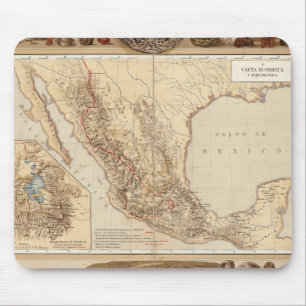 History and Architecture of Mexico Mouse Mat