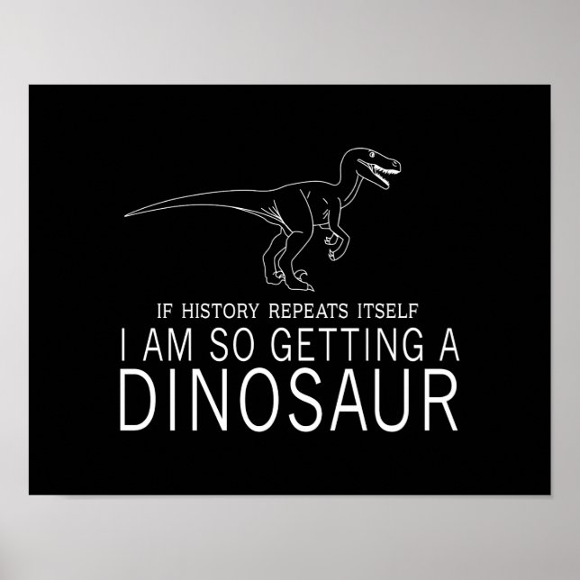 History and Dinosaurs Poster (Front)