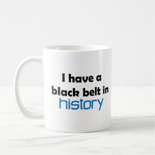 History black belt coffee mug