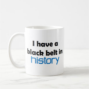 History black belt coffee mug