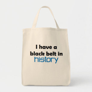 History black belt tote bag