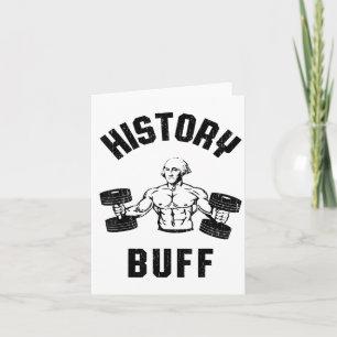 History Buff Funny George Washington Workout , Sma Card
