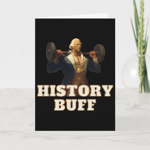 History Buff George Washington 4th Of July Gym Wor Card