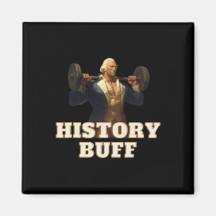 History Buff George Washington 4th Of July Gym Wor Magnet