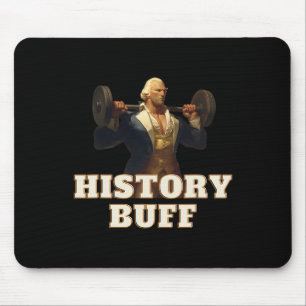 History Buff George Washington 4th Of July Gym Wor Mouse Mat