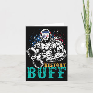 History Buff Independence Day Lincoln Patriot Usa  Card
