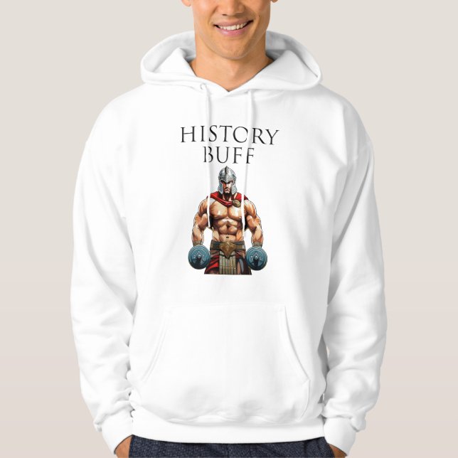 History Buff Roman Centurion Hoodie (Front)