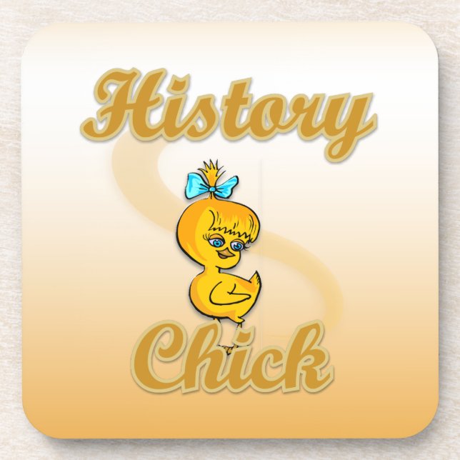 History Chick Coaster (Front)