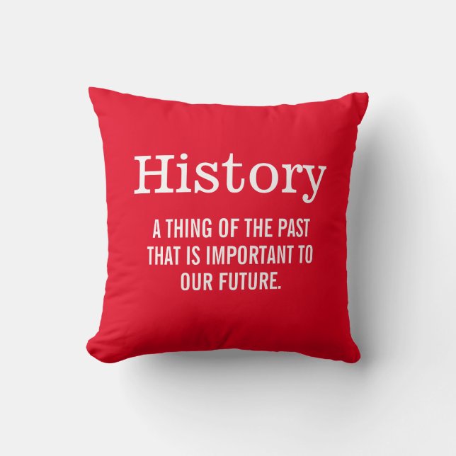 History Cushion (Front)