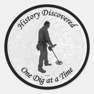 History Discovered YouTube channel themed sticker