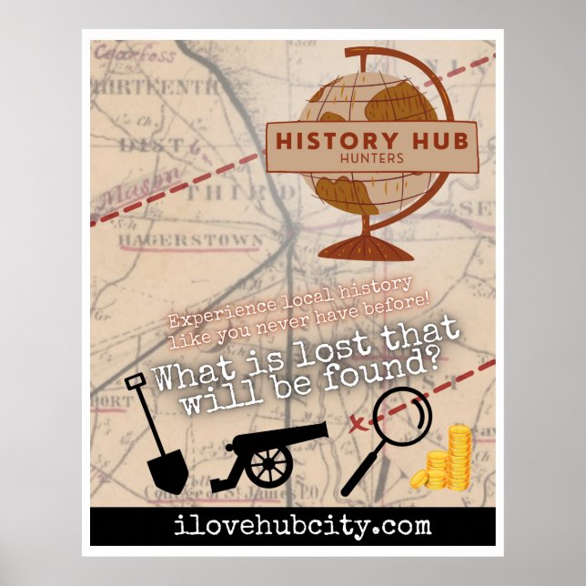 History Hub Hunters - Official Poster Season 1 (Front)