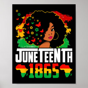 History Juneteenth Is My Independence Day Black Wo Poster