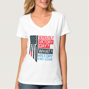 History Matters – Bold Political Statement Art T-Shirt