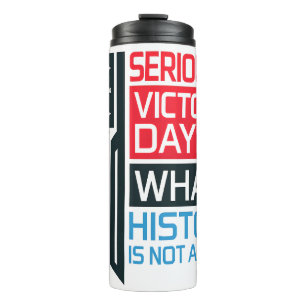 History Matters – Bold Political Statement Art Thermal Tumbler