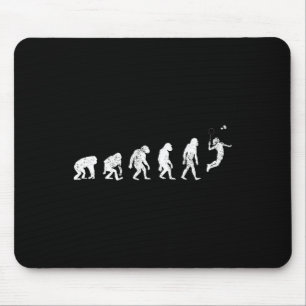 History Of Badminton Lover Print Funny Badminton E Mouse Mat