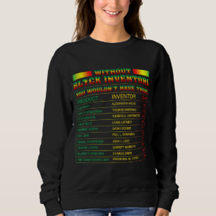 History Of Black Inventors Black History Month Afr Sweatshirt