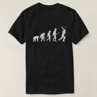 History of Cricket Lover Gift Evolution Of Cricket T-Shirt