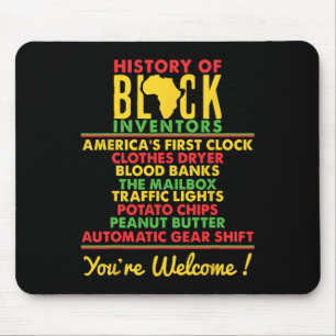 History Of Forgotten Black Inventors Black History Mouse Mat